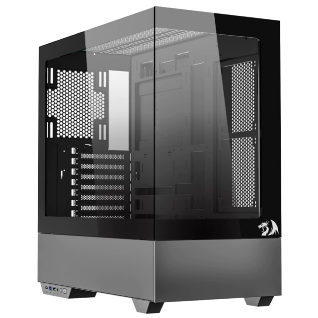 Detalhes de Gabinete Redragon Reflect PRO Preto Mid Tower (CA-607B)