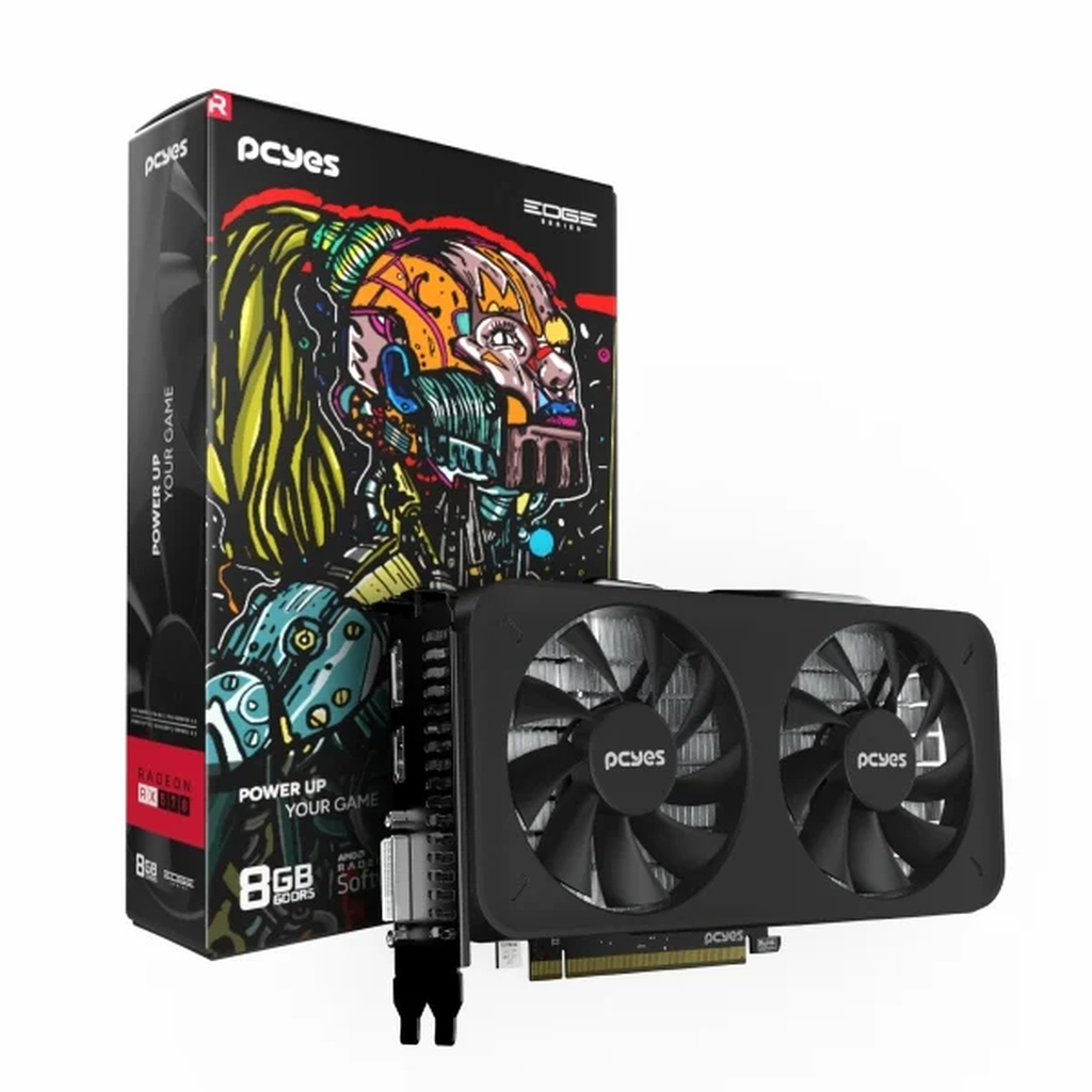 Placa de Video PCYes RX 570 Projeto Edge 8GB GDDR5 256bits