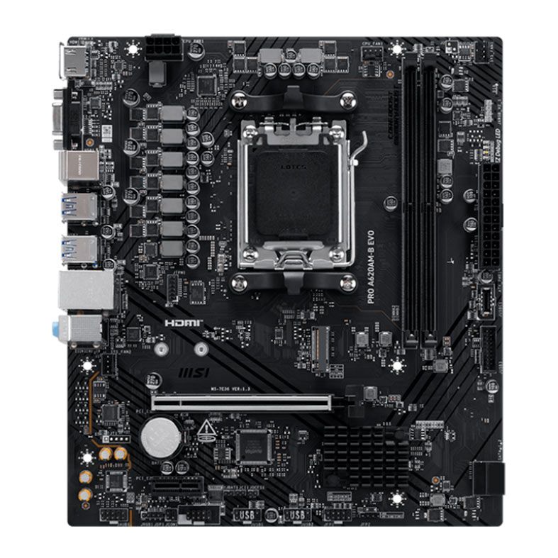 Detalhes de Placa Mãe MSI PRO A620AM-B EVO DDR5 AM5 mATX