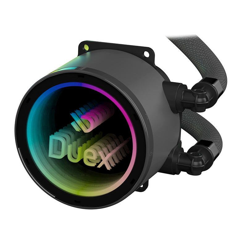 Detalhes de Water Cooler Duex Neo Mirror 360 ARGB Preto DXWC360MIRROR