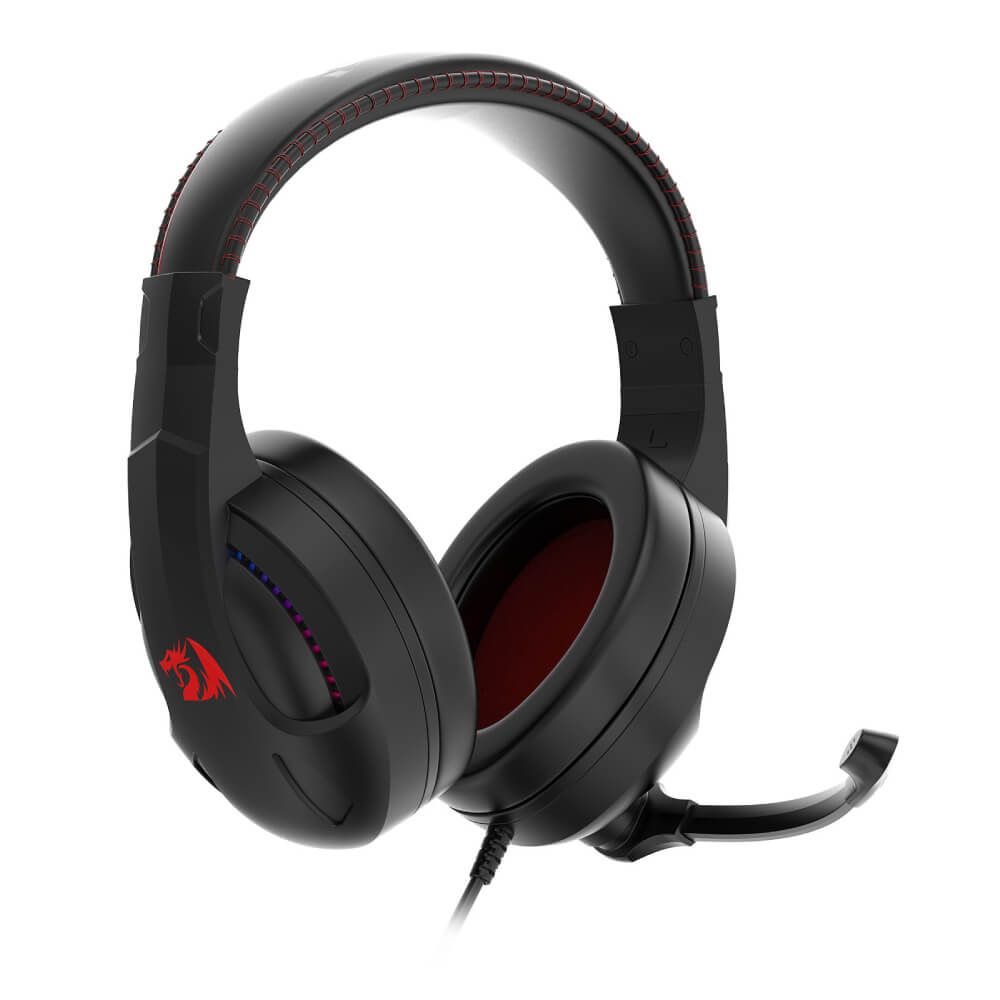 Detalhes de Headset Gamer Redragon Cronus Black RGB - H211-RGB
