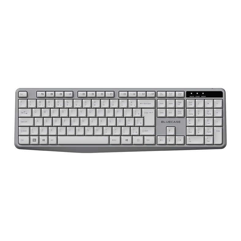 Detalhes de Kit Teclado e Mouse BMTW01 2400DPI ABNT2 Cinza BMTW01-GY