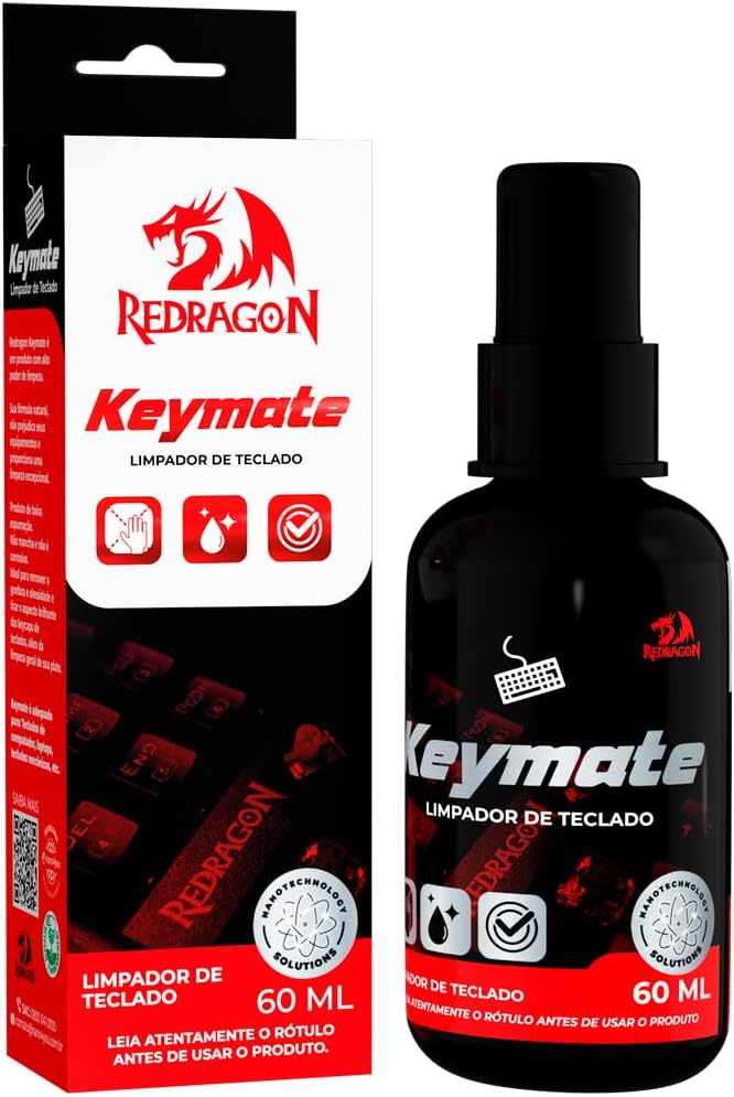 Detalhes de Redragon Keymate – Solução Nano para Limpeza de Teclados