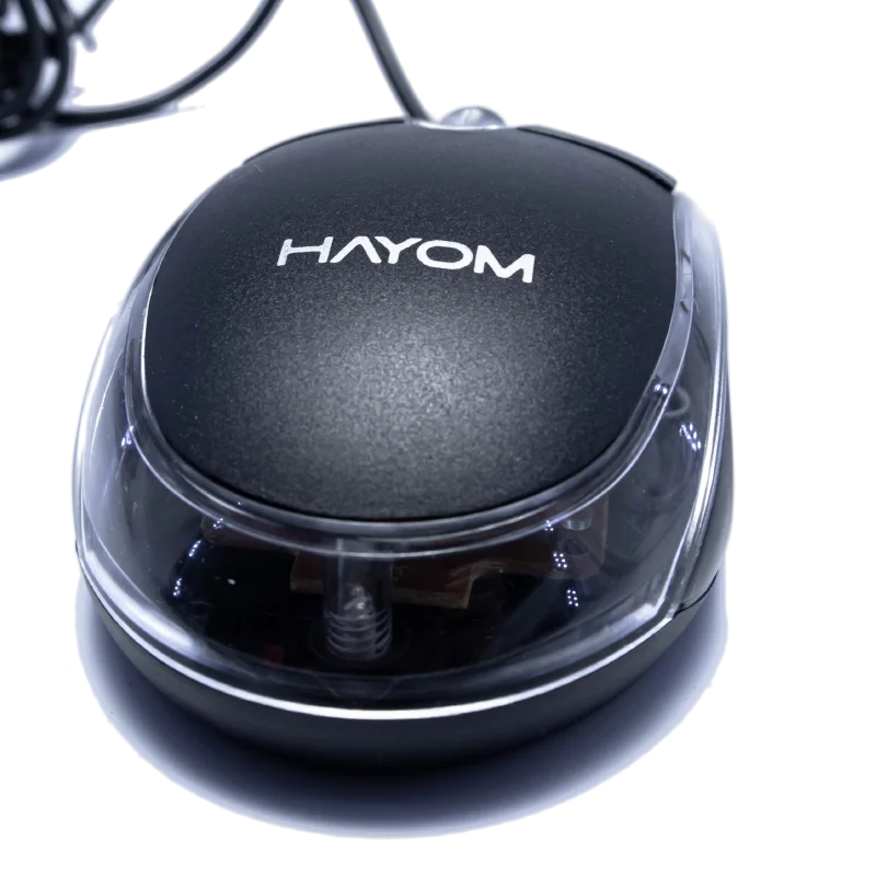 Detalhes de Mouse Office Hayom MU2914 Cabo Usb 1200 Dpi Cor Preto