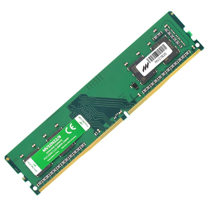 Detalhes de Memória Ram Desktop Macrovip Ddr4 8GB 3200mhz - Mv32n22/8