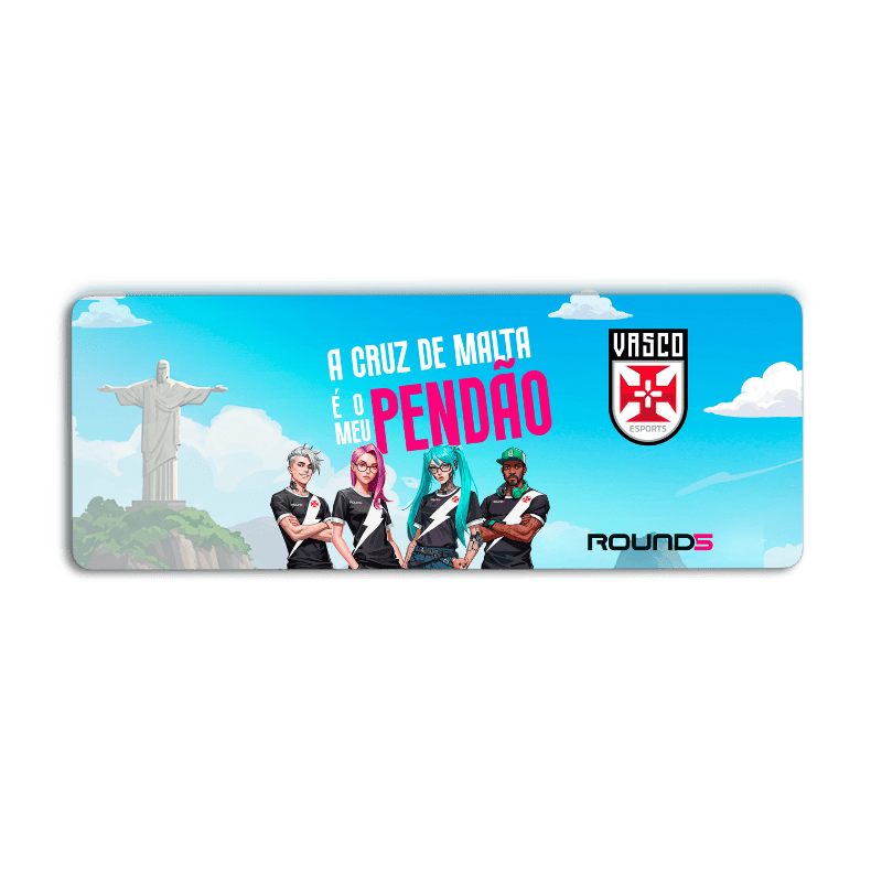 Mouse Pad Gamer Round5 Slide Vasco - Grande 900 X 400 X 4MM