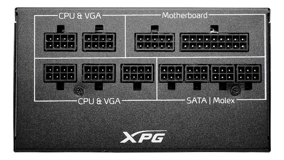 Detalhes de Fonte XPG Core Reactor II VE 850W 80 Plus Gold Modular Preto