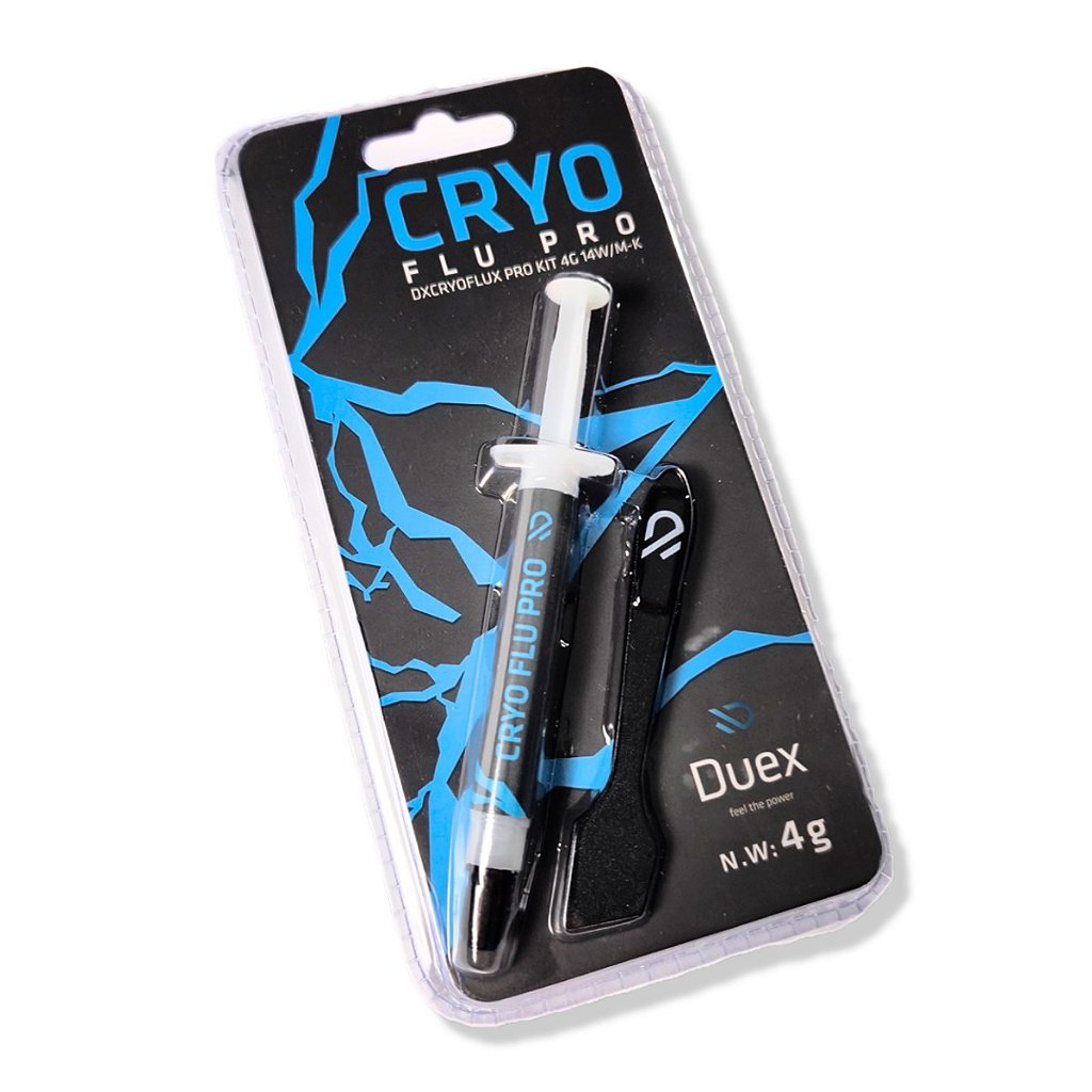 Detalhes de Pasta Térmica Gamer CryoFlux Pro 4 Gr DXCRYOFLUX PRO 14W/m·K