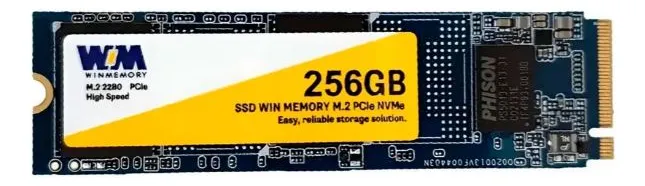 Detalhes de SSD Nvme Win Memory 256GB M.2 2280 Pcie Nvme SWG256G OEM