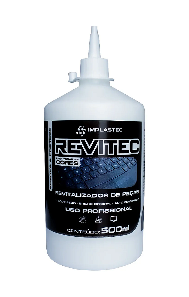 Detalhes de Revitec Implastec 500ml Revitalizador de Peças Plásticas