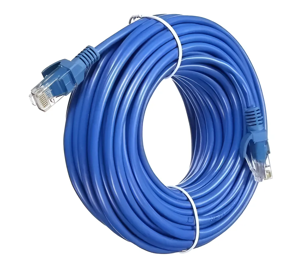 Cabo de Rede Cat 6 MD9 20 Metros Alto Desempenho 10/100/1000