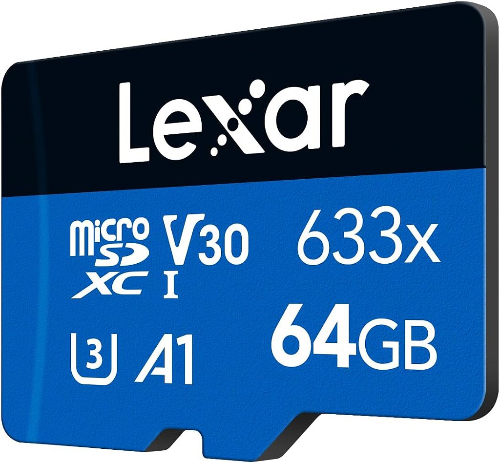 Detalhes de Lexar Cartão de Memória High-Performance 633x micro SD 64GB