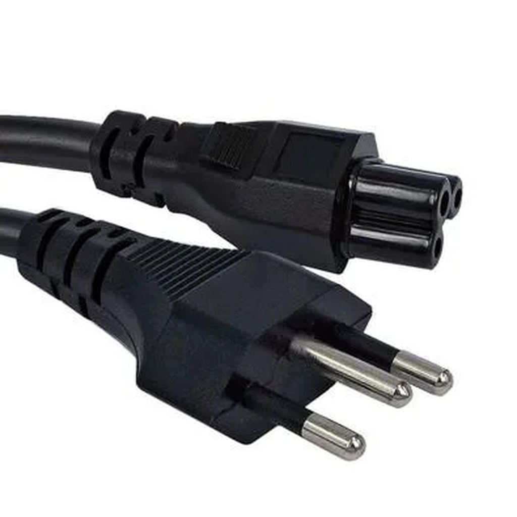 Cabo de Energia para Notebook MD9 Tripolar 1.5 Metros