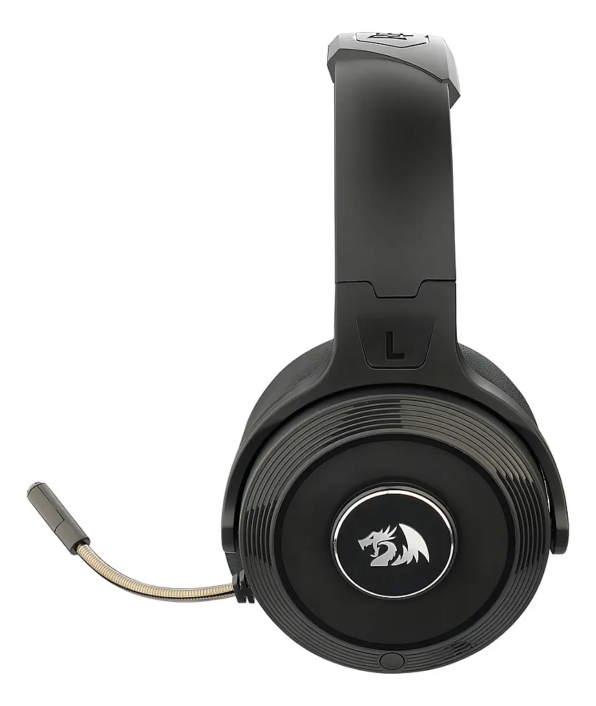 Detalhes de Headset Gamer Sem Fio Redragon Pelops Pro H818 PRO Wireless 7.1 Surround Preto