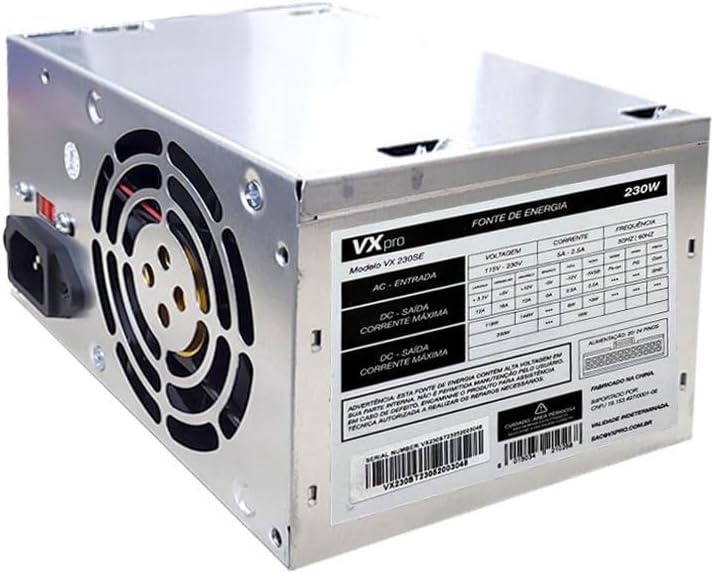 Fonte de Alimentação VXPRO 230W VX230SE Sem Cabo