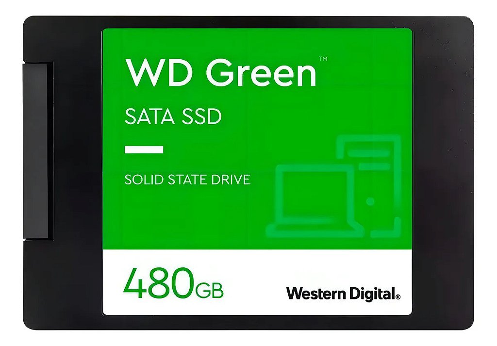 SSD 480 GB Western Digital Green SATA 3 2.5 Pol WDS480G3G0A