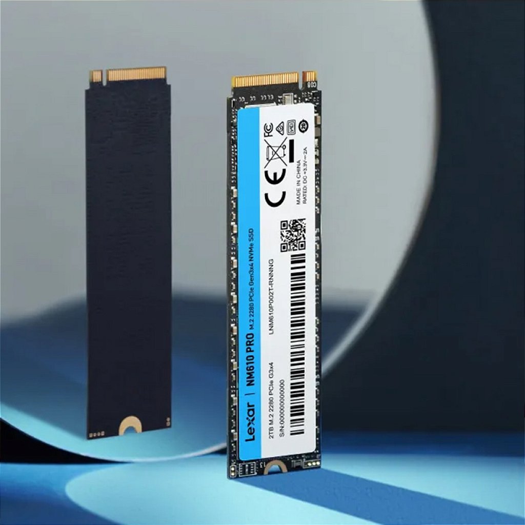Detalhes de SSD Lexar 500GB NM610 PRO M.2 NVMe 3300Mb/s Desktop Notebook