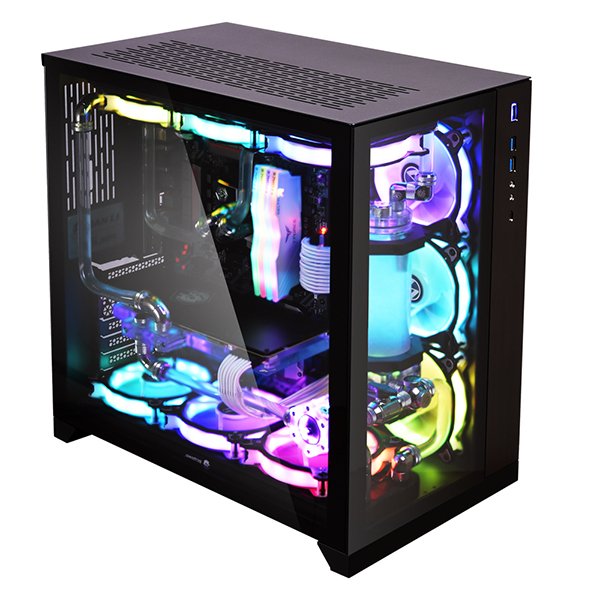 Detalhes de Gabinete Gamer Lian Li O11 Dynamic Preto E-ATX Vidro Tempera