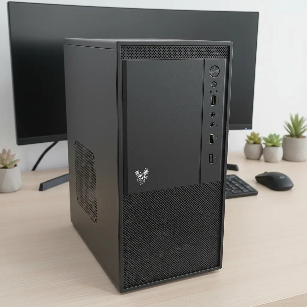 Gabinete Office Micro Fnx Com Fonte 200w FNXCC/CA08 IMP USB