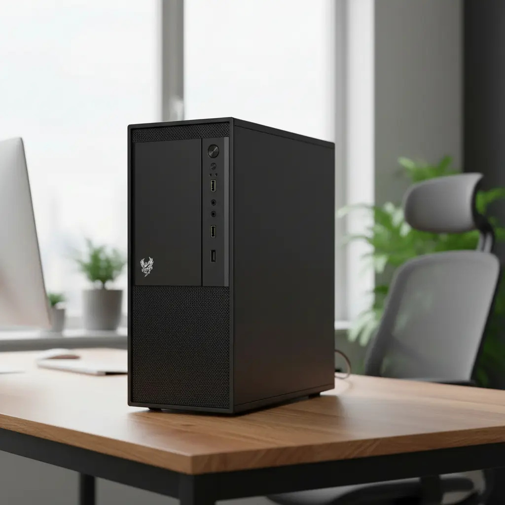 Detalhes de Gabinete Office Micro Fnx Com Fonte 200w FNXCC/CA08 IMP USB
