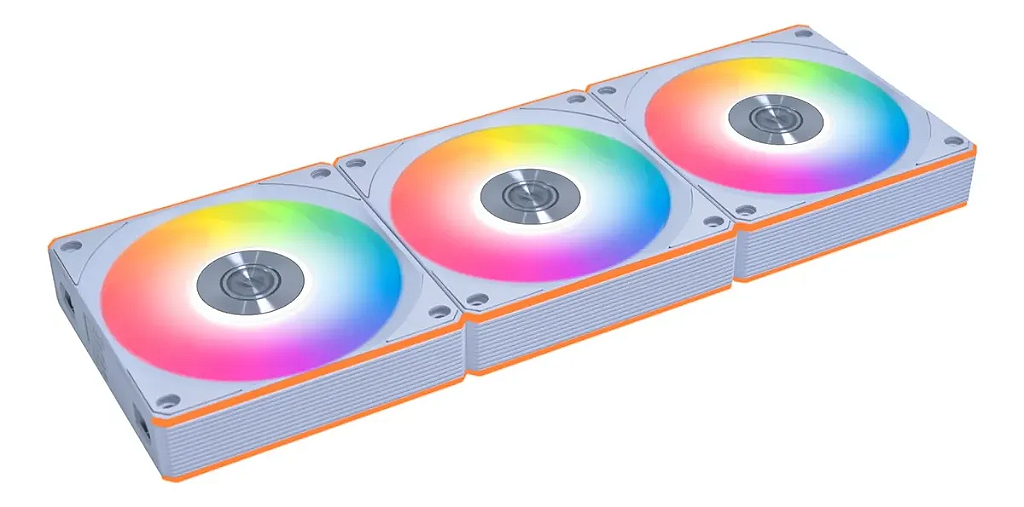 Detalhes de Kit 3 Fans Lian Li Uni Fan CL WiFI Reverse Blade 12RCL1W3W