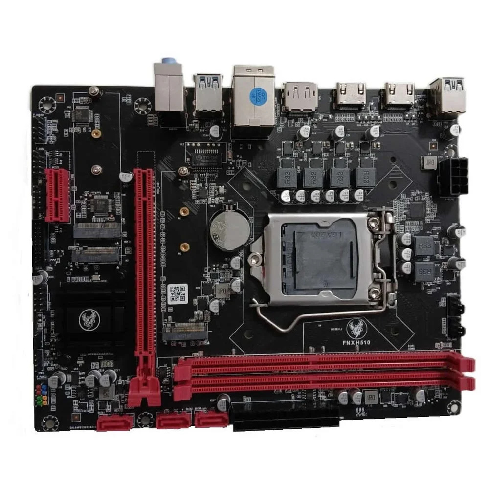 Detalhes de Placa Mãe FNX H510 LGA 1200 DDR4 M.2 NVMe HDMI DisplayPort