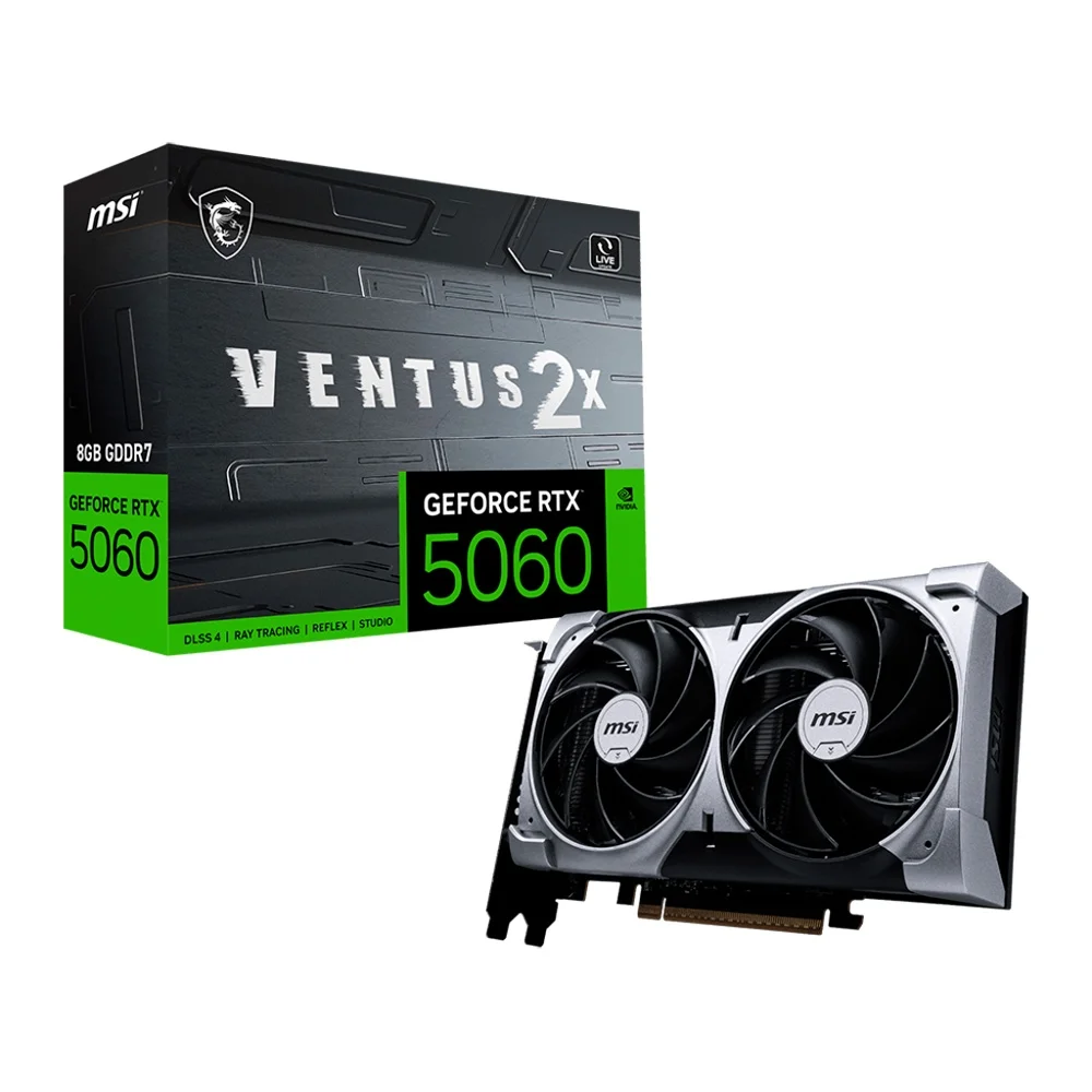 Placa Video RTX 5060 8GB GDDR7 Ventus OC Edition 2x 128Bits