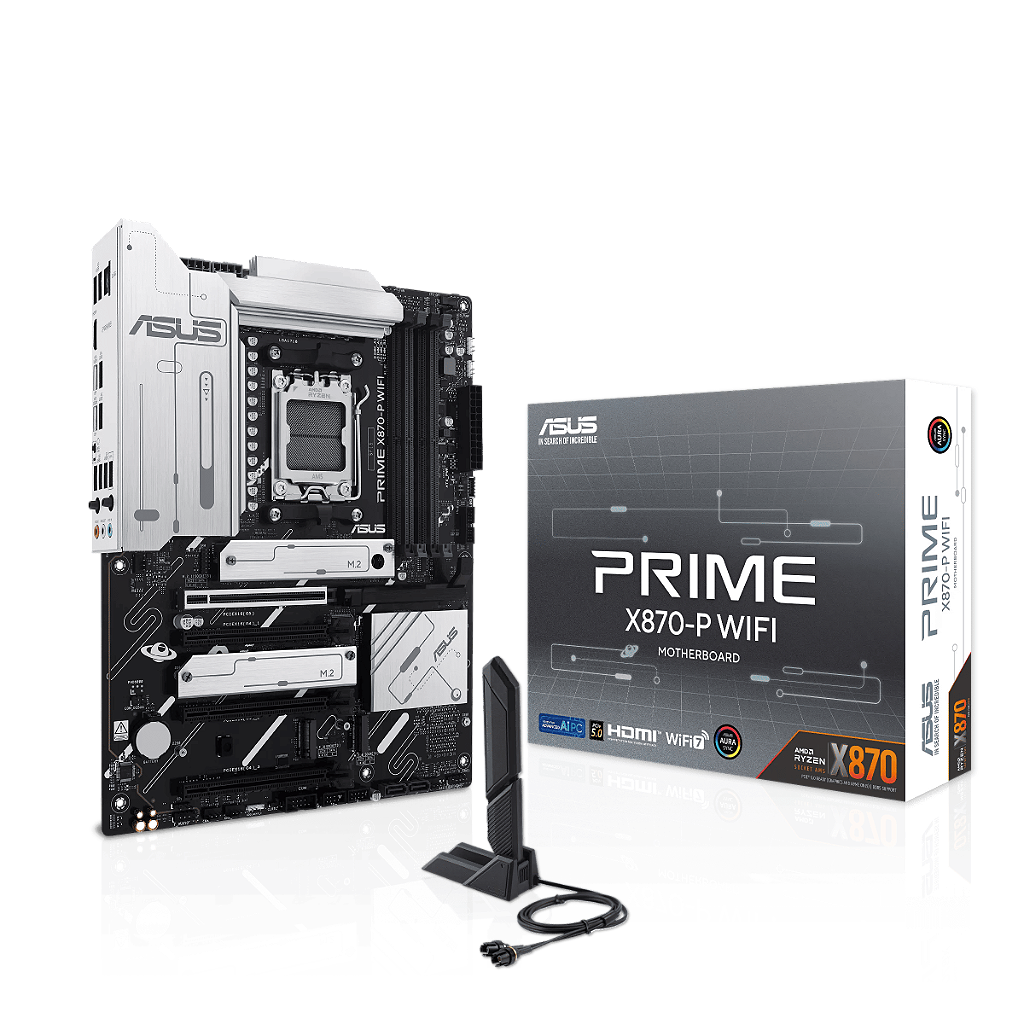 Placa Mãe Asus Prime X870-P WiFi Chipset X870 AMD AM5 DDR5