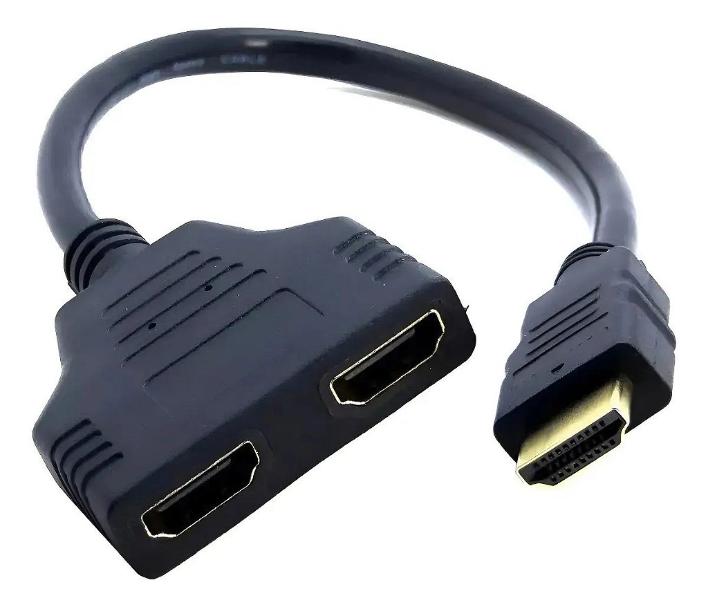 Cabo Duplicador HDMI MD9 1 Macho x 2 Fêmea 20cm 5441