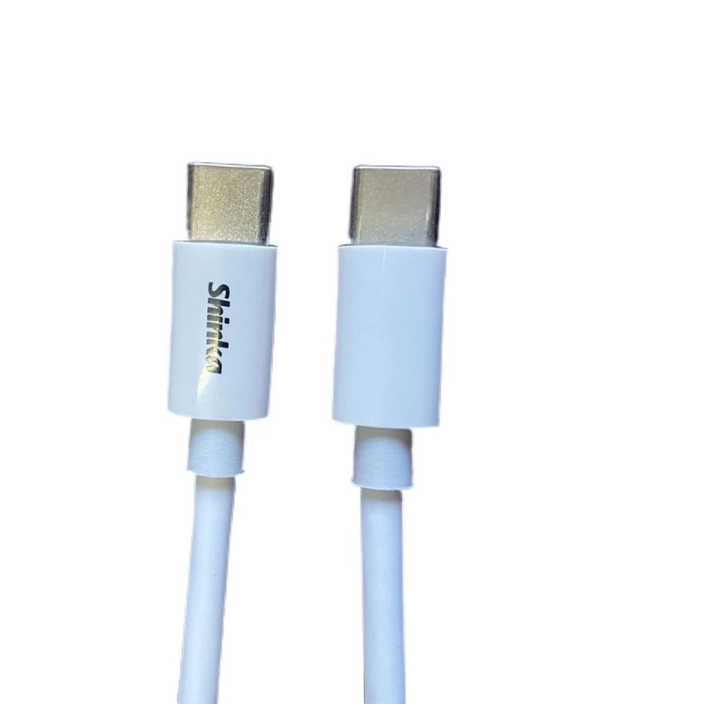 Detalhes de Cabo MD9 Shinka USB-C para USB-C 18W 1m Branco