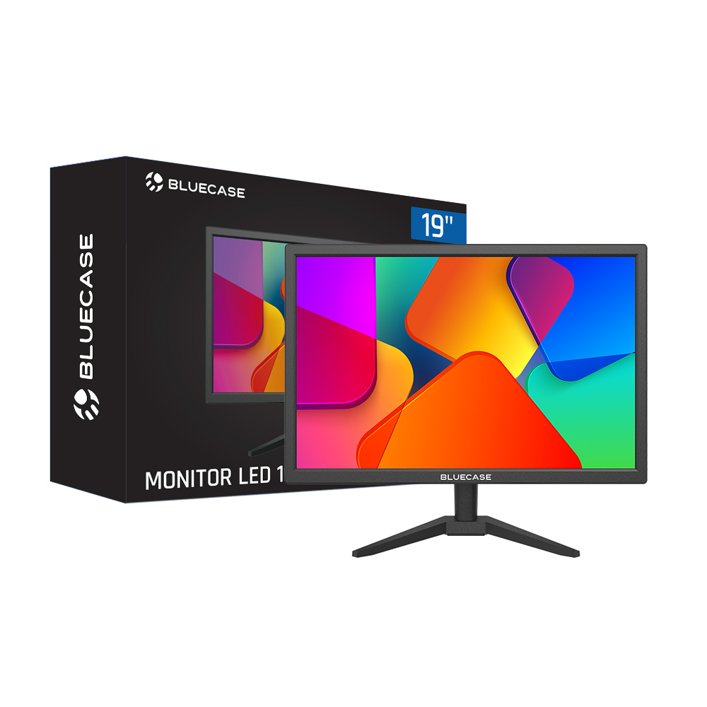 Monitor Bluecase BM19Q1HVW LED 19 polegadas preto