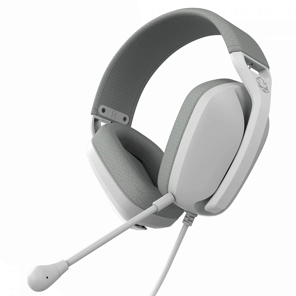 Headset Gamer PCYes Nyra White Ghost HGNYWG branco