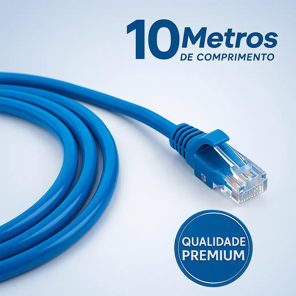 Detalhes dos conectores RJ45 do cabo LeLong LE-304