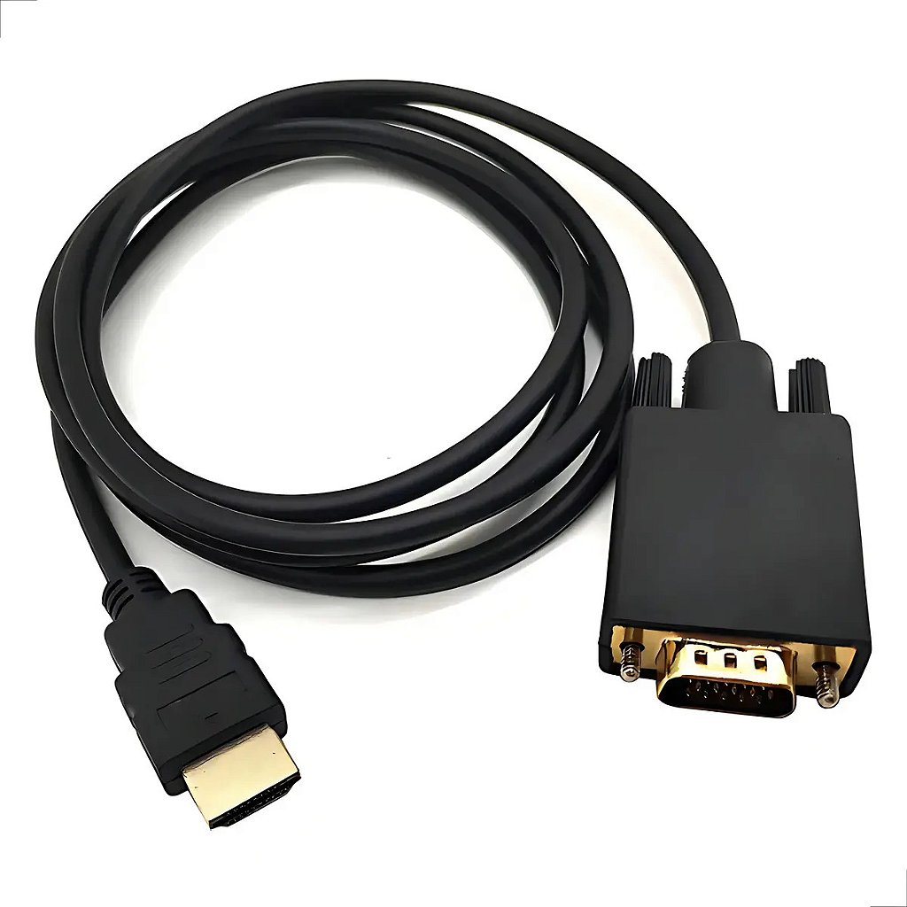 Conectores DisplayPort e VGA do cabo TSA CO-91
