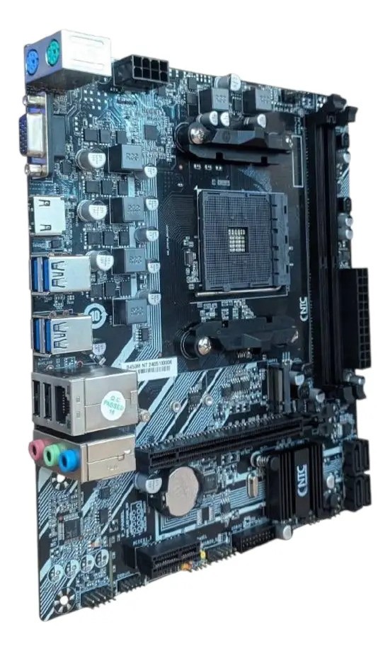 Detalhes da placa mãe NTC B450M