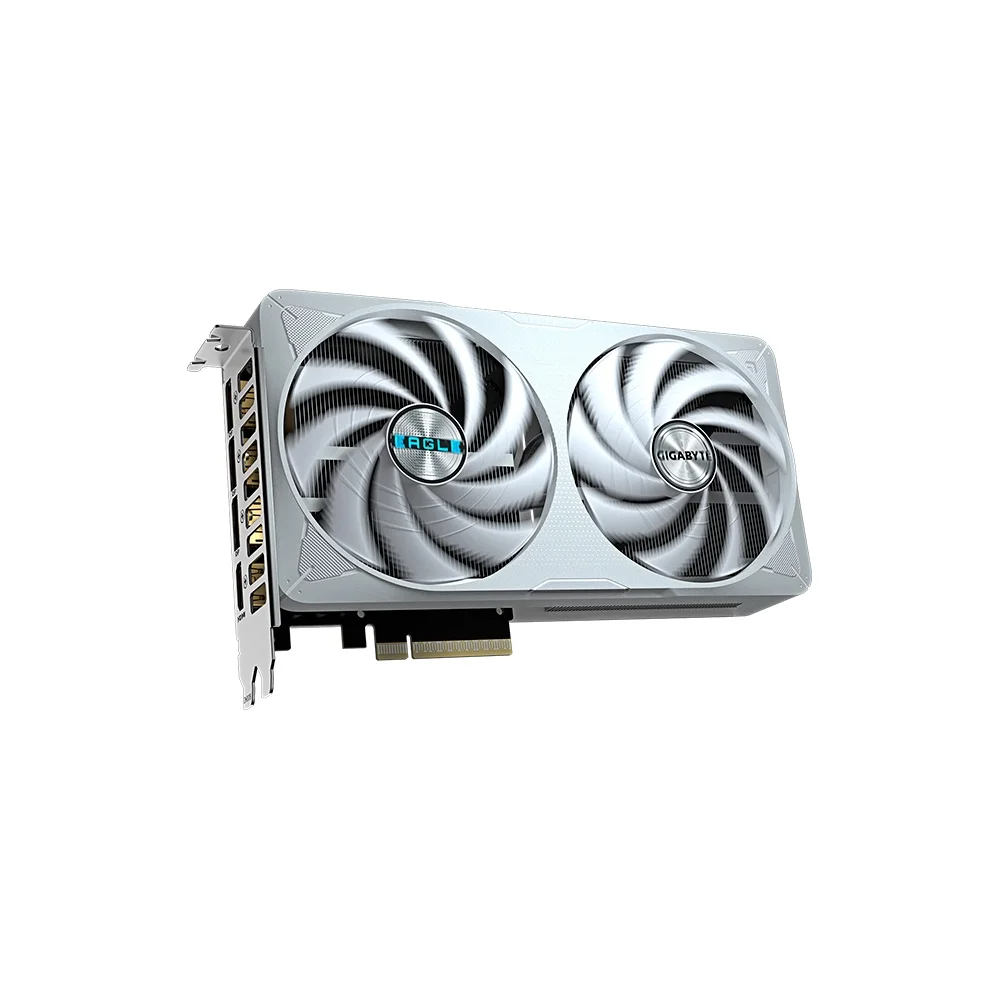 Detalhes da placa Palit RTX 5060 Ti White OC branca