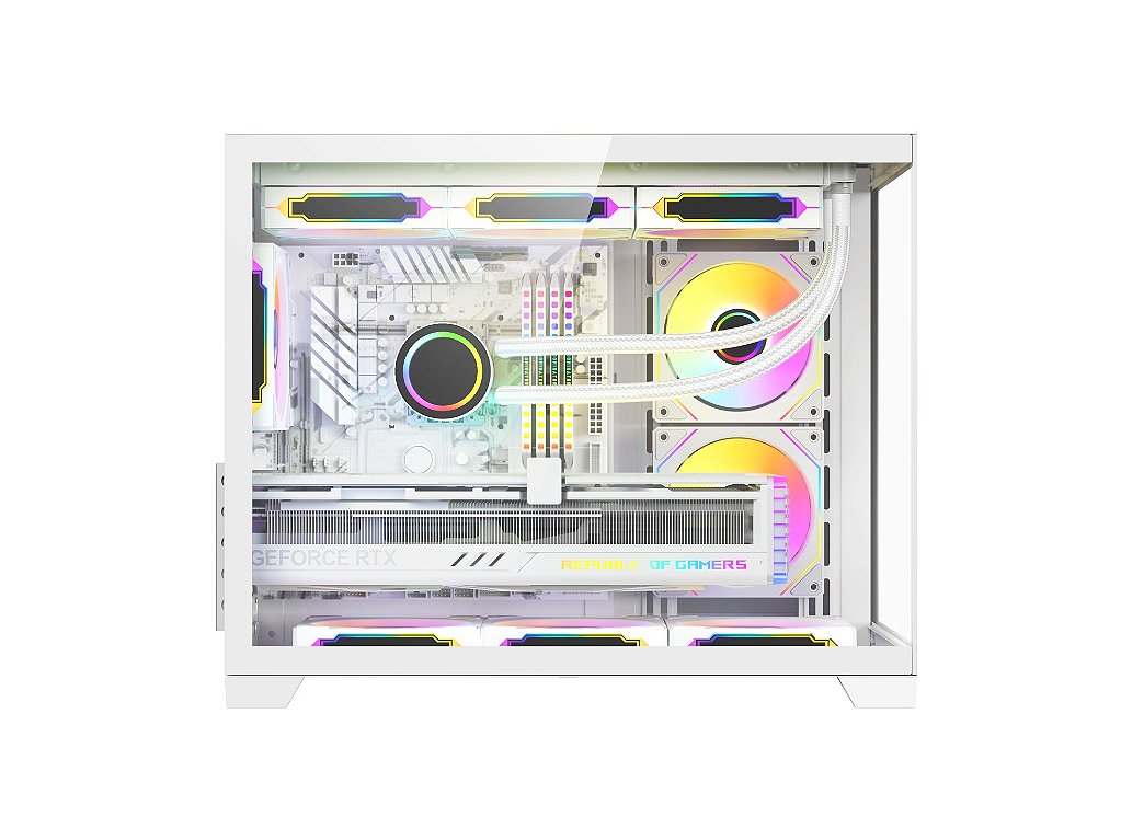 Detalhes do gabinete Hayom GB1786 branco