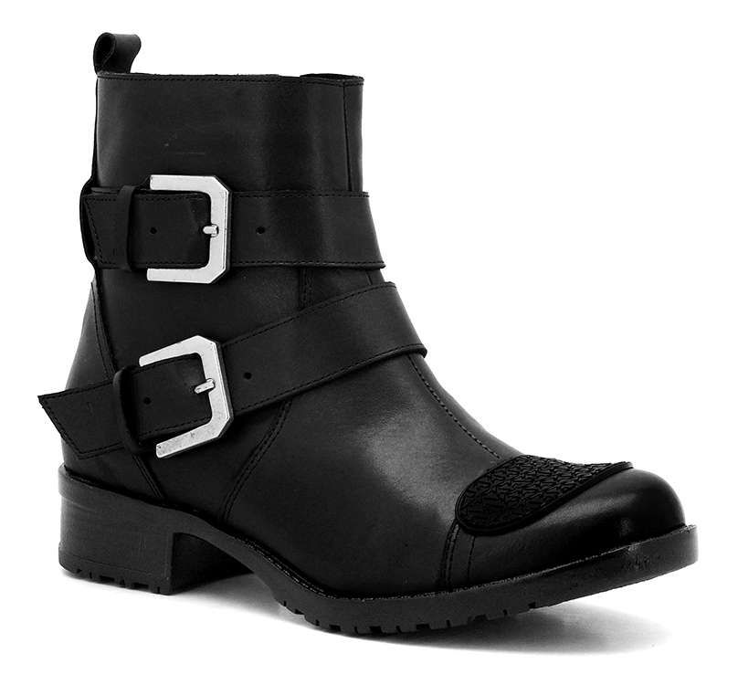 botas de motociclista feminina