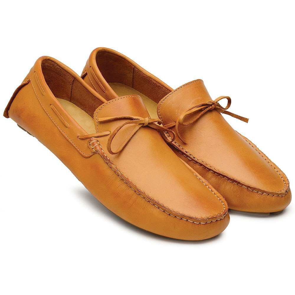 mocassim mostarda masculino