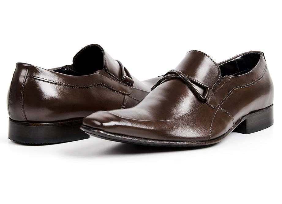 Sapato Masculino Bigioni Estilo Italiano Couro Preto ou Marrom - Loja Santa  Fé Calçados Masculinos e Femininos Franca