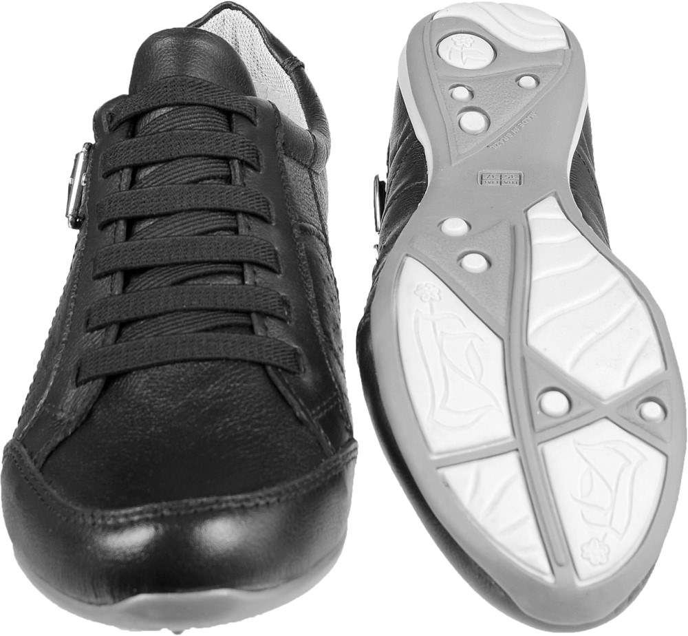 tenis casual feminino preto couro