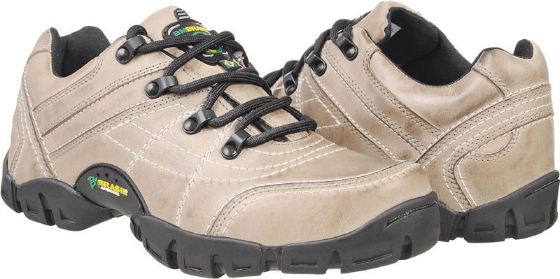 Tênis Adventure Couro Cinza - Loja Santa Fé Calçados Masculinos e Femininos  Franca