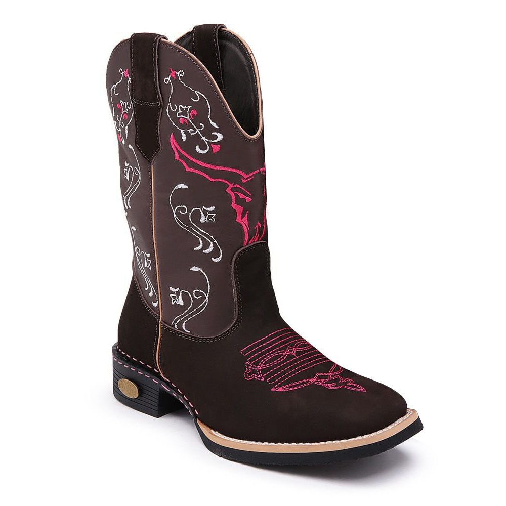 bota country cano longo feminina