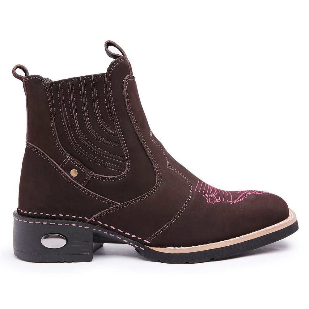 bota country marrom feminina