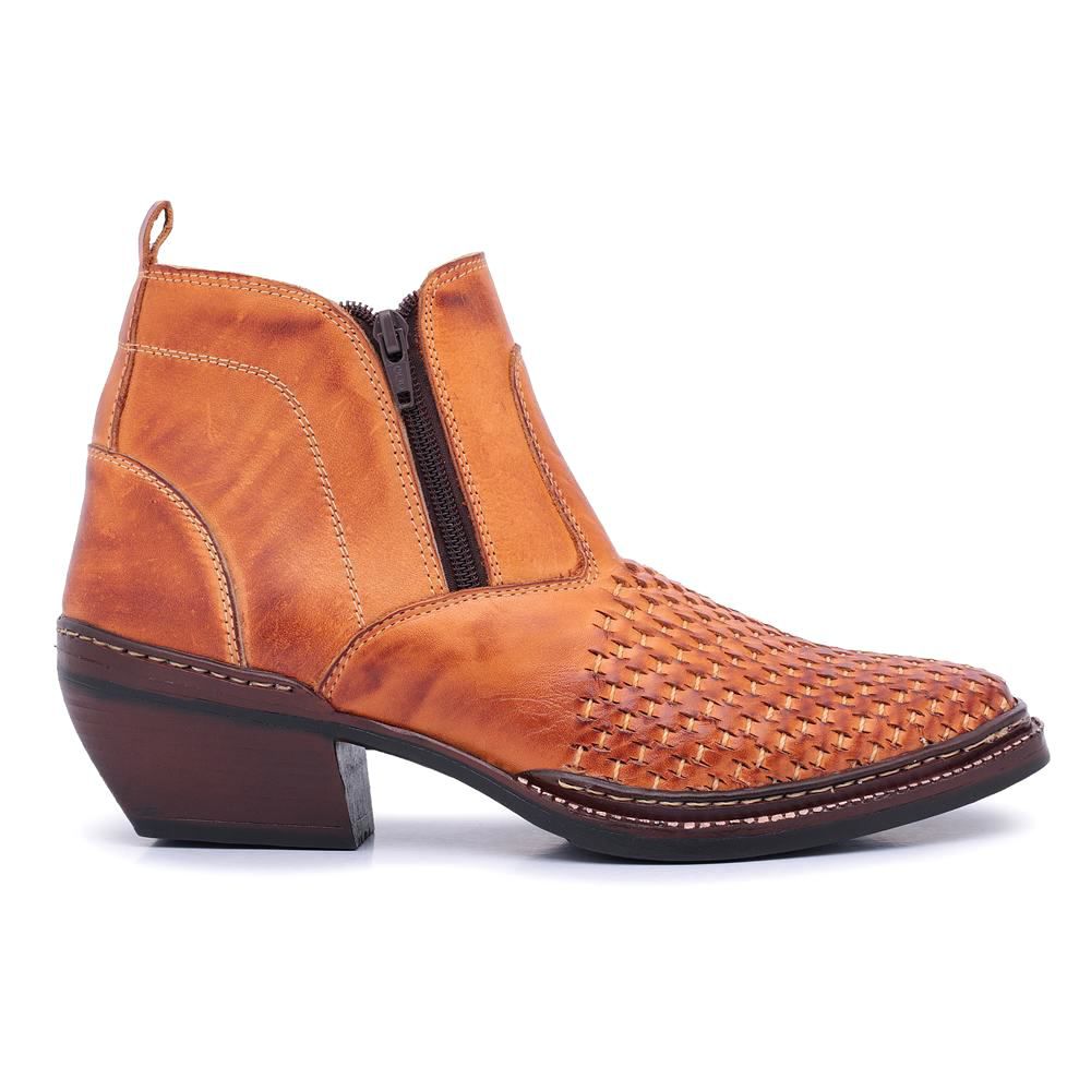 bota cowboy masculina cano curto