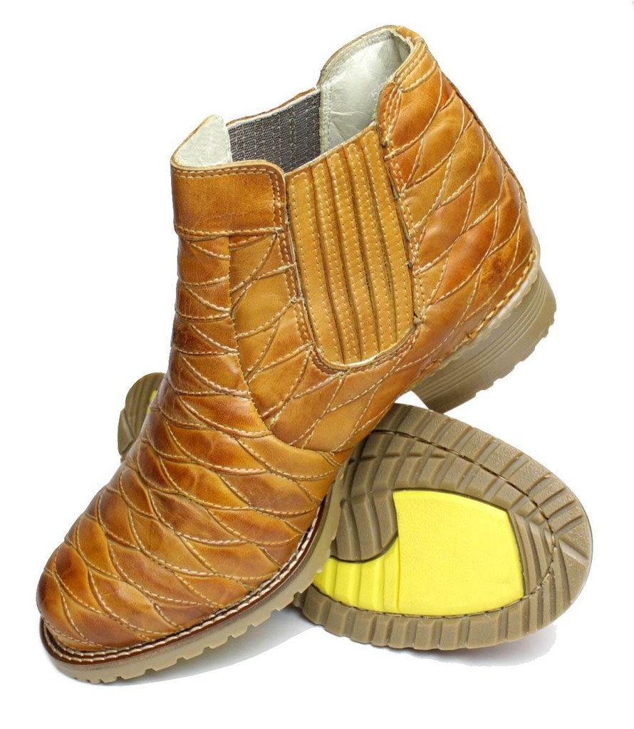 bota cano curto escamada masculina