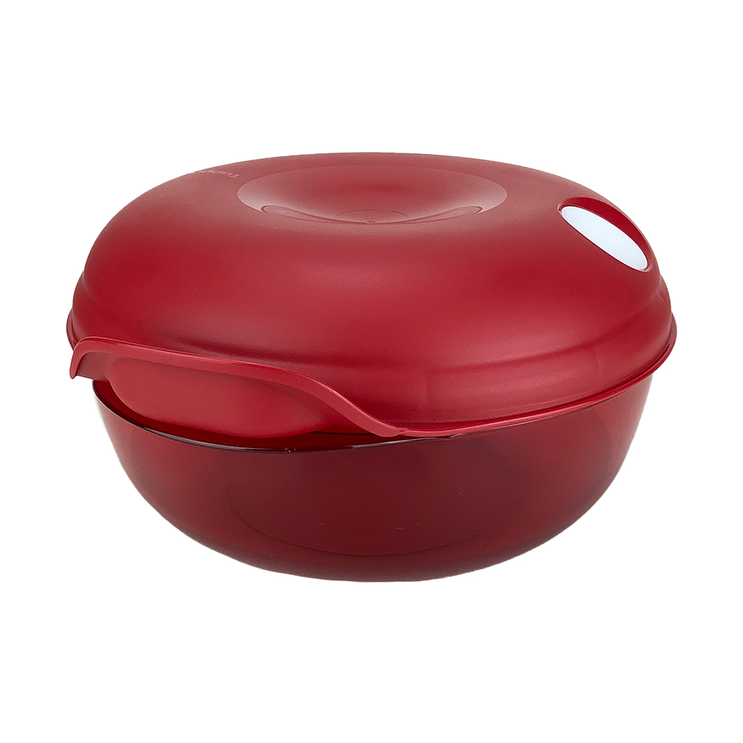 Tupperware Cristal Pop Oval 1 5 Litros Vermelho Comprar Tupperware 