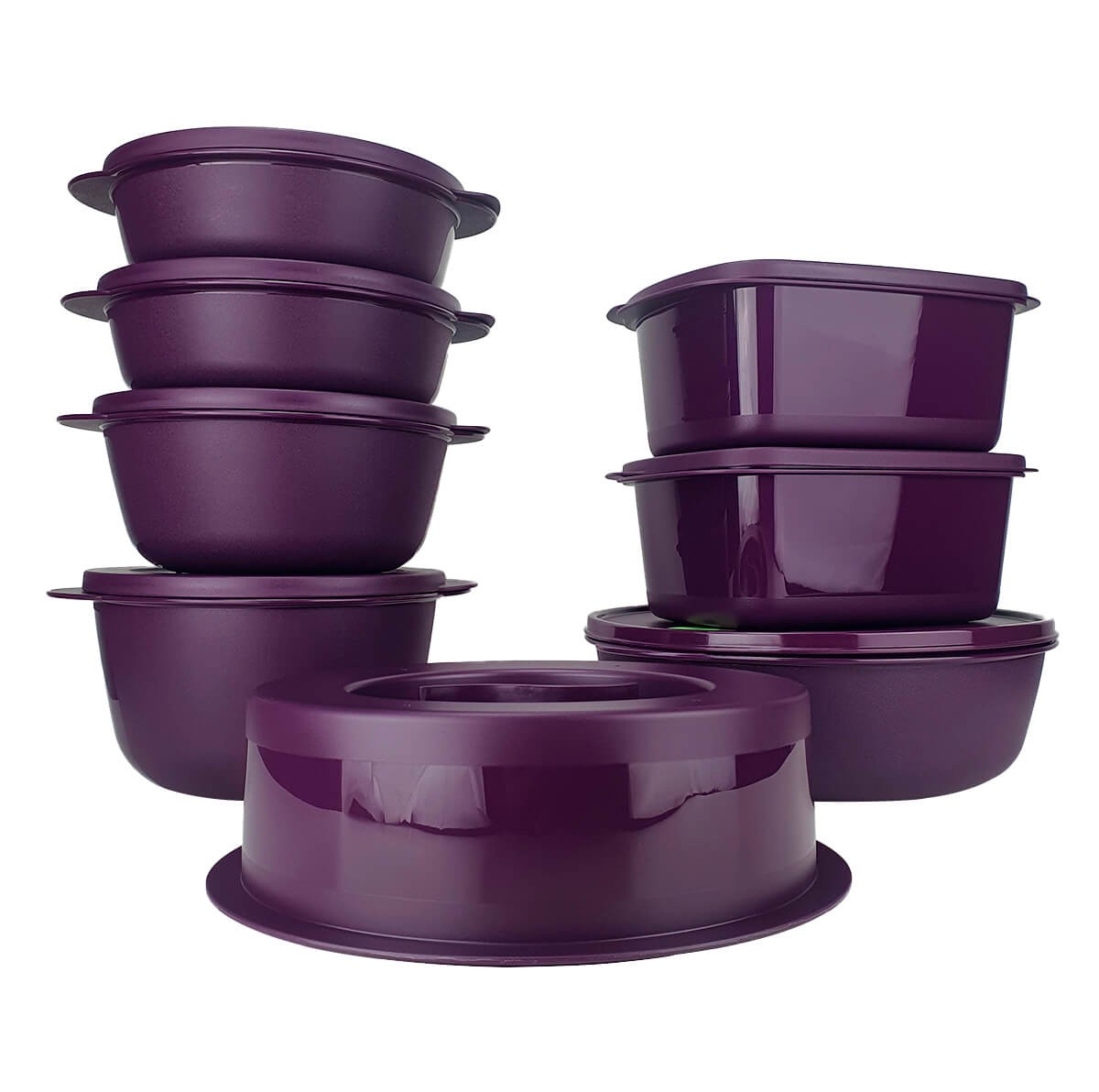 Kit Tupperware PDA 11/2022 Micro-ondas Roxo 8 peças - Comprar