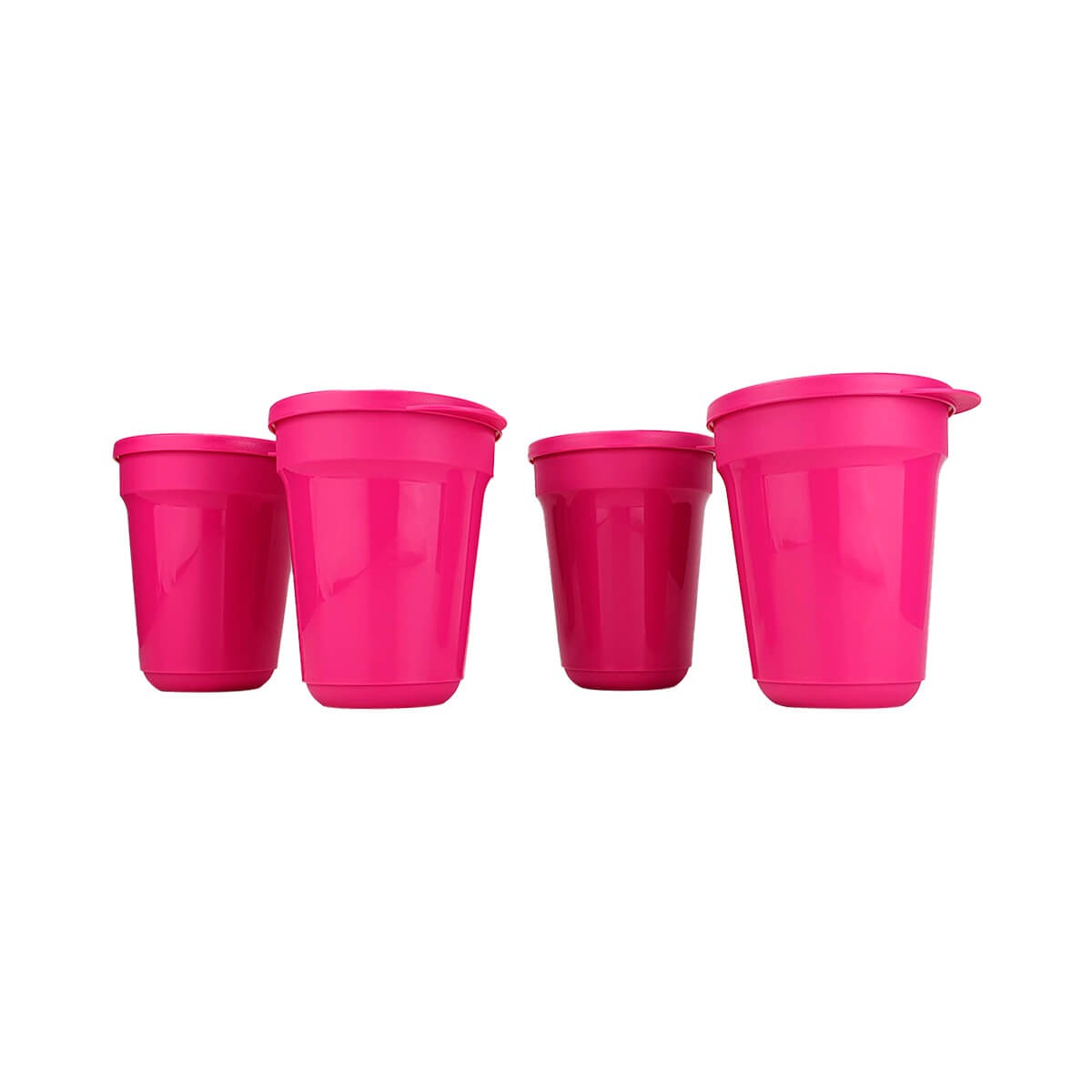 Tupperware Kit Copos Aloha 470ml Rosa 4 peças - Comprar Tupperware