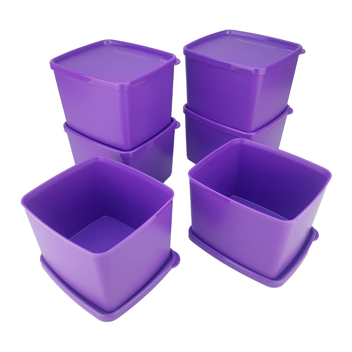 Kit Tupperware Jeitoso 800ml Roxo 6 peças - Comprar Tupperware